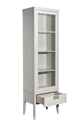 Мебель Garda Decor 151SV-000010 Тумба прикроватная бежевая 1 ящик 60*50*40см арт. 151SV-000010