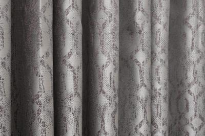 Штора Garda Decor 121GD-00042 Портьера Хьюстон (Houston) 110 серая 275*260см арт. 121GD-00042