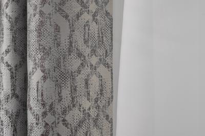 Штора Garda Decor 121GD-00042 Портьера Хьюстон (Houston) 110 серая 275*260см арт. 121GD-00042