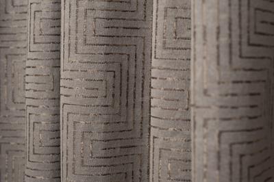 Штора Garda Decor 121GD-00026 Портьера Глянец (Gloss) беж 275*260 арт. 121GD-00026