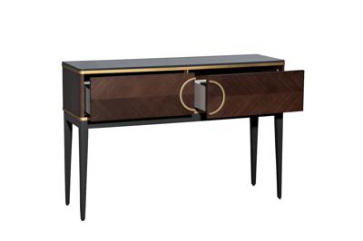 Мебель Garda Decor 151SV-10002 Консоль шпон 2 ящика 120*80*35см арт. 151SV-10002