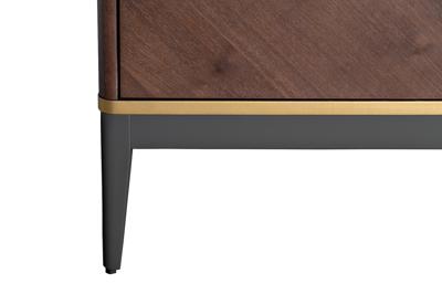 Мебель Garda Decor 151SV-10003 Тумба под ТВ 4-х дверная шпон 200*58*40см арт. 151SV-10003