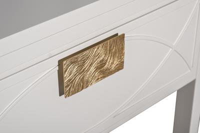 Мебель Garda Decor 151SV-000018 Шкаф-витрина открытый узкий с тумбой прикроватной с 1-м ящиком арт. 151SV-000018