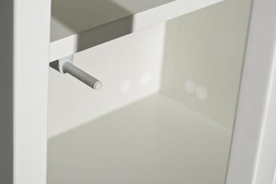 Мебель Garda Decor 151SV-000020 Шкаф-витрина 1 стеклянный фасад с тумбой прикроватной с 1-м ящиком арт. 151SV-000020