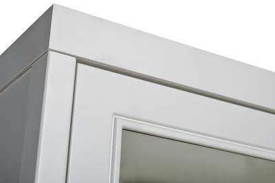 Мебель Garda Decor 151SV-000020 Шкаф-витрина 1 стеклянный фасад с тумбой прикроватной с 1-м ящиком арт. 151SV-000020