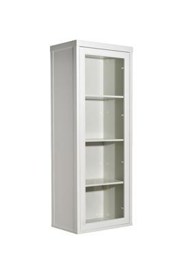 Мебель Garda Decor 151SV-000020 Шкаф-витрина 1 стеклянный фасад с тумбой прикроватной с 1-м ящиком арт. 151SV-000020