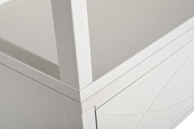 Мебель Garda Decor 151SV-000022 Шкаф-витрина открытый широкий с консолью с 1-м ящиком арт. 151SV-000022