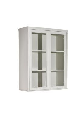 Мебель Garda Decor 151SV-000024 Шкаф-витрина 2 стеклянных фасада с консолью с 1-м ящиком арт. 151SV-000024