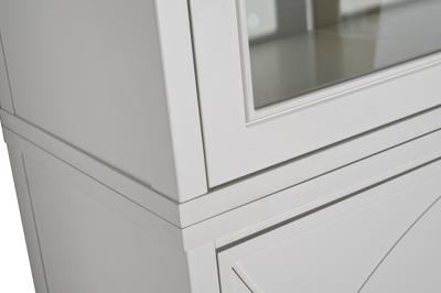 Мебель Garda Decor 151SV-000025 Шкаф-витрина 2 стеклянных фасада с комодом с 2-мя ящиками арт. 151SV-000025