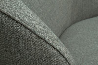 Мебель Garda Decor Кресло Капри Базовая(Capri Basic), рогожка т.серый Norton-Graphite 80*90*82см арт. CAPRI BASIC-Norton Graphite