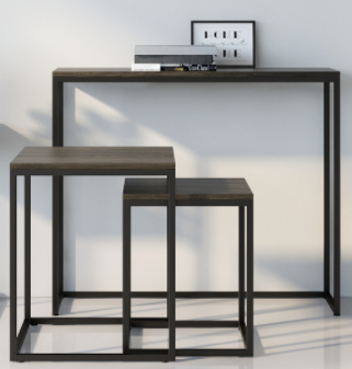 Стол журнальный LoftyHome Стол журнальный Бервин 3 коричневый лофт арт. 300889