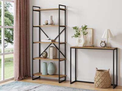 Стеллаж LoftyHome Стеллаж Мальборк 80 Дуб лофт арт. 1251824
