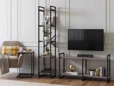 Столик LoftyHome Стол приставной Мальборк Смоук лофт арт. 1251807
