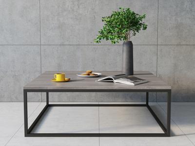Стол журнальный LoftyHome Стол журнальный Мальборк Квадро Смоук лофт арт. 1513321