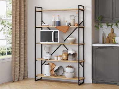 Стеллаж LoftyHome Стеллаж Мальборк 120 Дуб Сонома лофт арт. 1627900