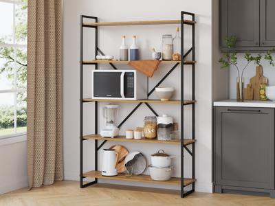 Стеллаж LoftyHome Стеллаж Мальборк 120 Дуб лофт арт. 1628008