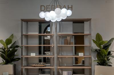 Мебель Garda Decor 58DB-09263 Стеллаж "Закруглённый" (Smooth) 112,4*41,8*218см арт. 58DB-09263