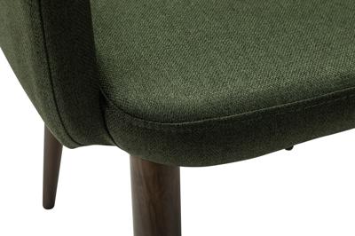 Кресло R-Home Кресло Ledger темно-зеленый/т. орех арт. 410124122h_Dark_Green_т.орех