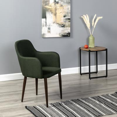 Кресло R-Home Кресло Ledger темно-зеленый/т. орех арт. 410124122h_Dark_Green_т.орех