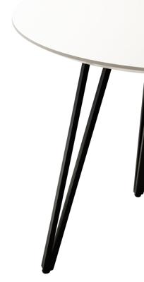 Стол R-Home Стол Диего d960 белый со скосом арт. 41042504h_R_бел