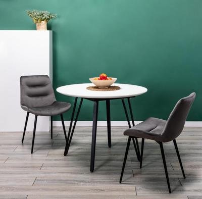 Стол R-Home Стол Диего d960 белый со скосом арт. 41042504h_R_бел