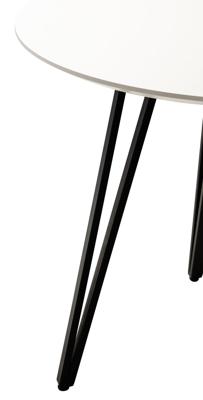 Стол R-Home Стол Диего d860 белый со скосом арт. 41042503h_R_бел