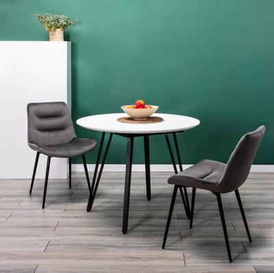 Стол R-Home Стол Диего d860 белый со скосом арт. 41042503h_R_бел