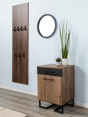 Вешалка R-Home Вешалка Сканди Орех Табак арт. 4009270h_Грей