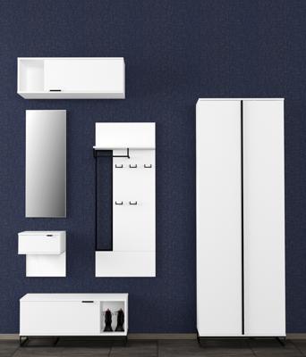 Тумба для обуви R-Home Обувница City белый арт. 401059100h