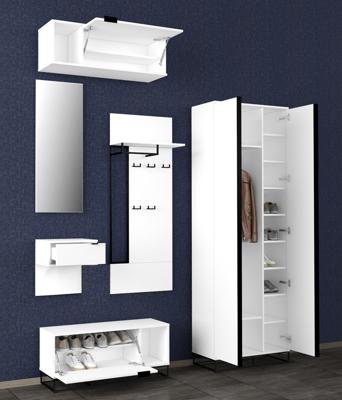 Тумба для обуви R-Home Обувница City белый арт. 401059100h