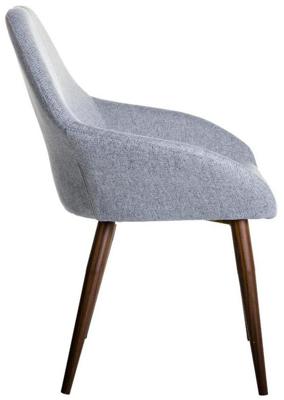 Стул R-Home Стул Kent Сер/Тёмный Орех арт. 4101190h_СерТОрех