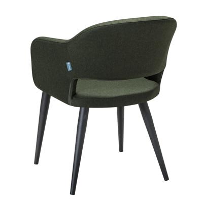 Стул R-Home Кресло Oscar тёмно-зеленый/черный арт. 410118120h_Dark_Green_черн