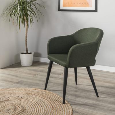Стул R-Home Кресло Oscar тёмно-зеленый/черный арт. 410118120h_Dark_Green_черн