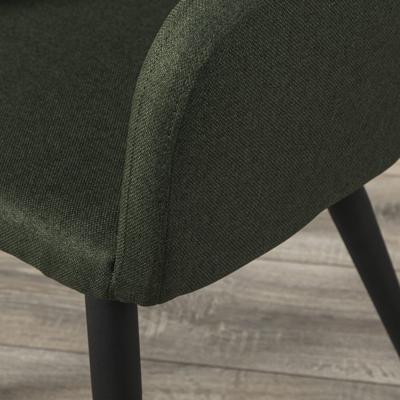Стул R-Home Кресло Oscar тёмно-зеленый/черный арт. 410118120h_Dark_Green_черн