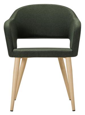 Стул R-Home Кресло Oscar тёмно-зеленый/нат.дуб арт. 410118121h_Dark_Green_н.дуб