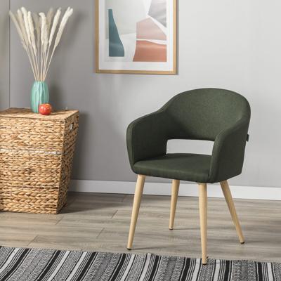Стул R-Home Кресло Oscar тёмно-зеленый/нат.дуб арт. 410118121h_Dark_Green_н.дуб