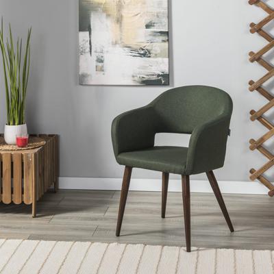 Стул R-Home Кресло Oscar тёмно-зеленый/т.орех арт. 410118122h_green_т.орех