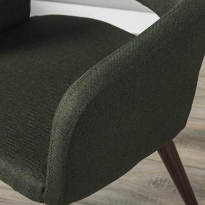 Стул R-Home Кресло Oscar тёмно-зеленый/т.орех арт. 410118122h_green_т.орех