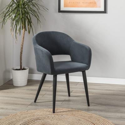 Стул R-Home Кресло Oscar Diag grey/черный арт. 410118140h_Diaggrey_черн