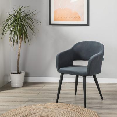 Стул R-Home Кресло Oscar Diag grey/черный арт. 410118140h_Diaggrey_черн