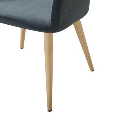 Стул R-Home Кресло Oscar Diag grey/нат.дуб арт. 410118141h_Diaggrey_н.дуб