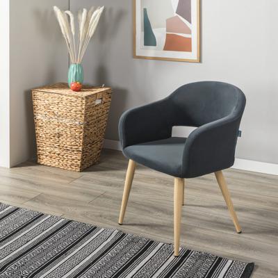 Стул R-Home Кресло Oscar Diag grey/нат.дуб арт. 410118141h_Diaggrey_н.дуб