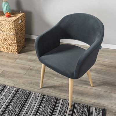 Стул R-Home Кресло Oscar Diag grey/нат.дуб арт. 410118141h_Diaggrey_н.дуб