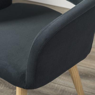 Стул R-Home Кресло Oscar Diag grey/нат.дуб арт. 410118141h_Diaggrey_н.дуб