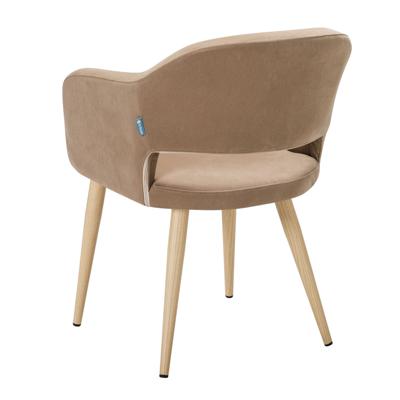 Стул R-Home Кресло Oscar Diag beige/нат.дуб арт. 410118151h_Diagbeige_н.дуб