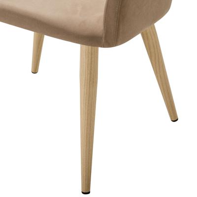 Стул R-Home Кресло Oscar Diag beige/нат.дуб арт. 410118151h_Diagbeige_н.дуб