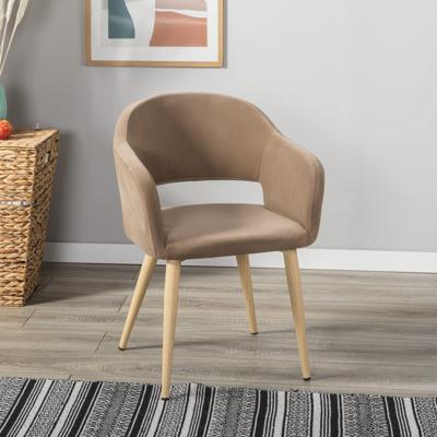 Стул R-Home Кресло Oscar Diag beige/нат.дуб арт. 410118151h_Diagbeige_н.дуб