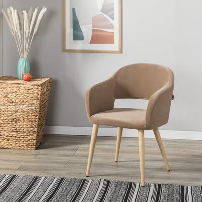 Стул R-Home Кресло Oscar Diag beige/нат.дуб арт. 410118151h_Diagbeige_н.дуб