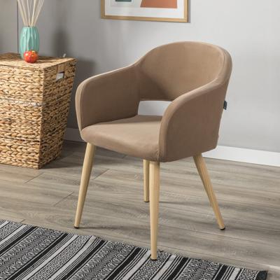Стул R-Home Кресло Oscar Diag beige/нат.дуб арт. 410118151h_Diagbeige_н.дуб
