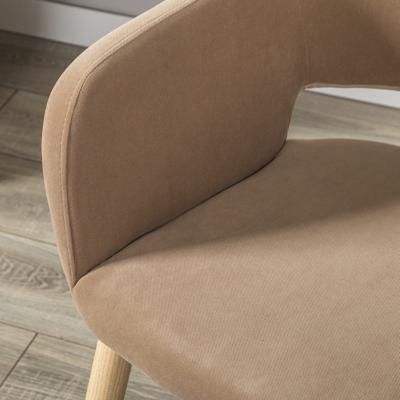 Стул R-Home Кресло Oscar Diag beige/нат.дуб арт. 410118151h_Diagbeige_н.дуб